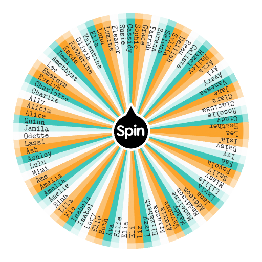 ☺︎︎ 𝙽𝚊𝚖𝚎𝚜 𝙵𝚘𝚛 𝙶𝚒𝚛𝚕𝚜 ☺︎︎ | Spin the Wheel - Random Picker