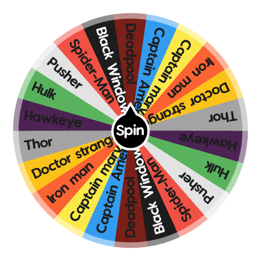 Твой персонаж из Марвел | Spin The Wheel App