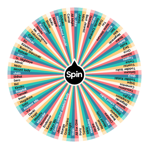 Mha Characters Spin The Wheel App