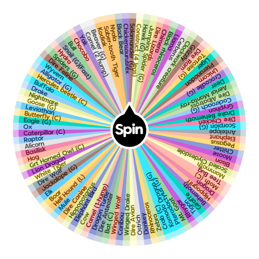 100 Mounts | Spin the Wheel - Random Picker