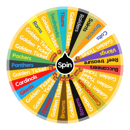 15 team golden ticket | Spin the Wheel - Random Picker