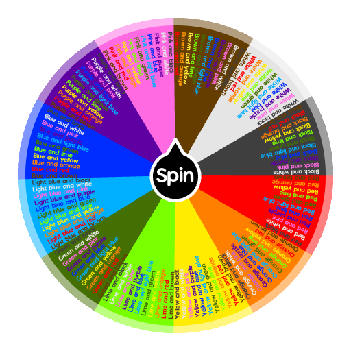 2 color combo | Spin The Wheel - Random Picker