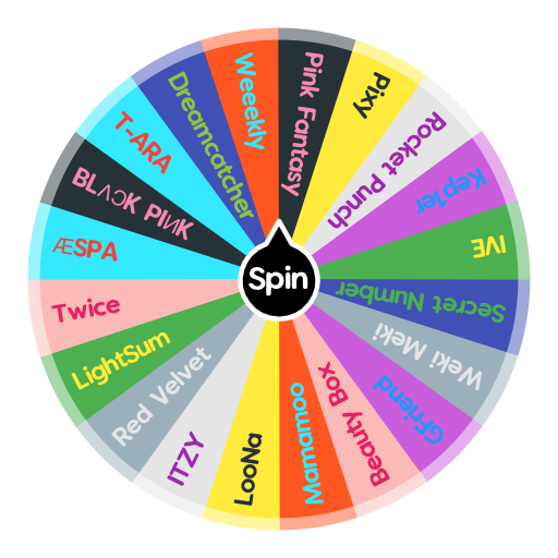 20 KPOP GGroups By Ái Vy (IV) | Spin The Wheel App