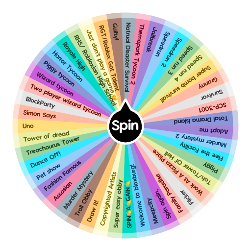 Roblox Games 1  Spin the Wheel - Random Picker