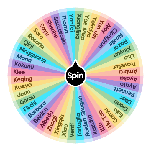 48 Giorni, 48 Personaggi di Genshin Impact | Spin The Wheel - Random Picker