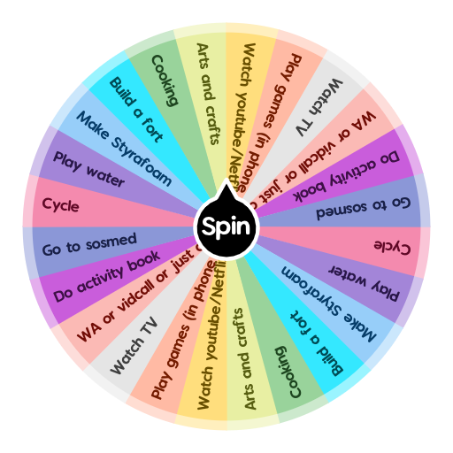Activities to do | Spin The Wheel App