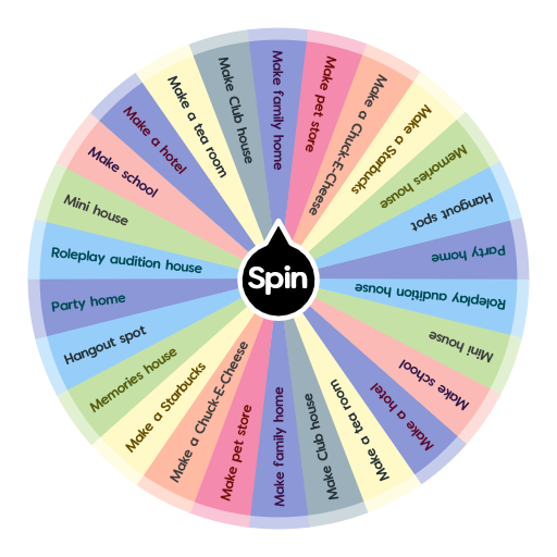 Adopt Me Building Ideas | Spin The Wheel - Random Picker