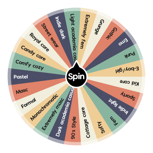 Aesthetic Spin the Wheel Random Picker