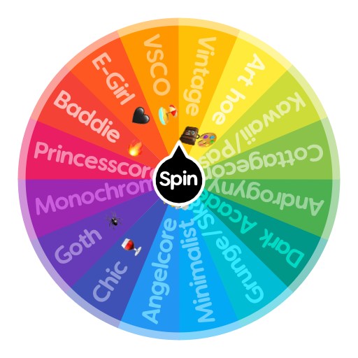 Aesthetics Wheel Spin The Wheel Random Picker