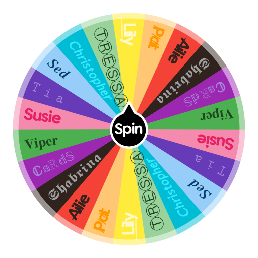 Ailie Team character wheel (two OCs) | Spin The Wheel App