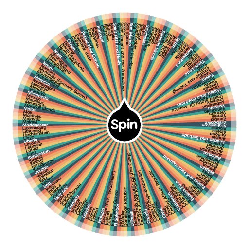 All the countries in the world | Spin the Wheel - Random Picker