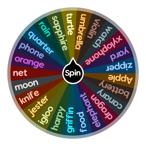 Alphabet Items Spin The Wheel App