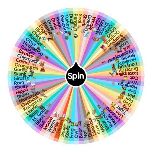 Animal Wheel | Spin The Wheel - Random Picker