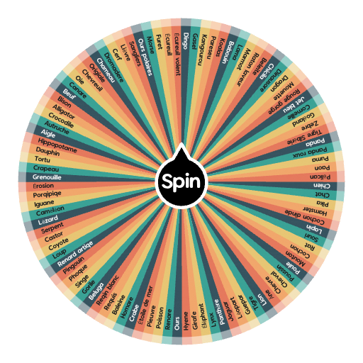 Animaux fran ais spin the wheel random picker