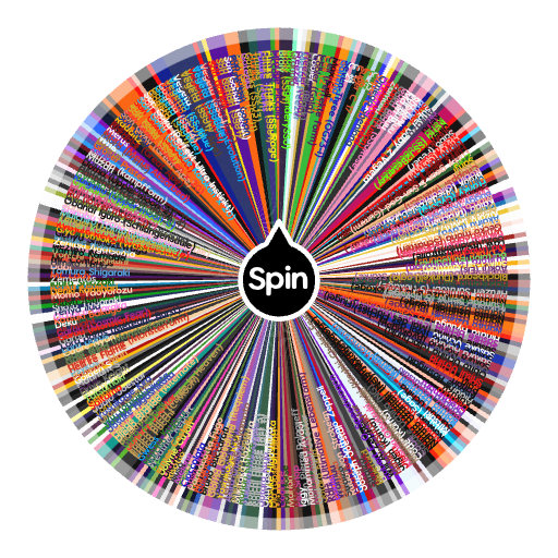 Anime Characters | Spin The Wheel App