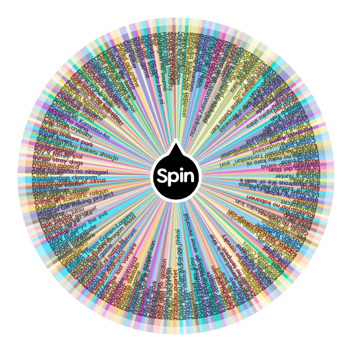 Spin The Anime Characters Wheel  Group sort