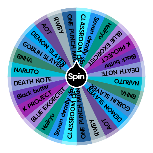 random anime generator wheel