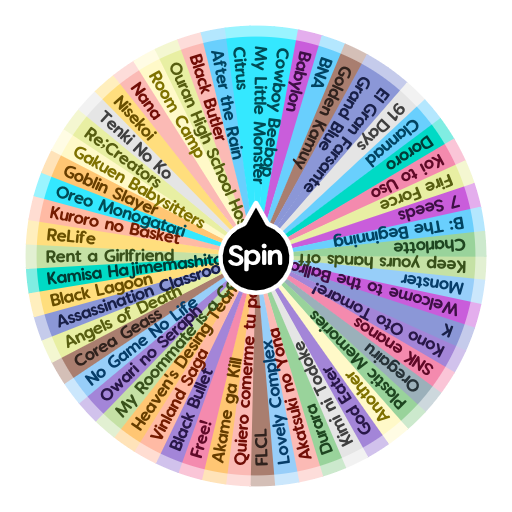 Anime | Spin The Wheel App