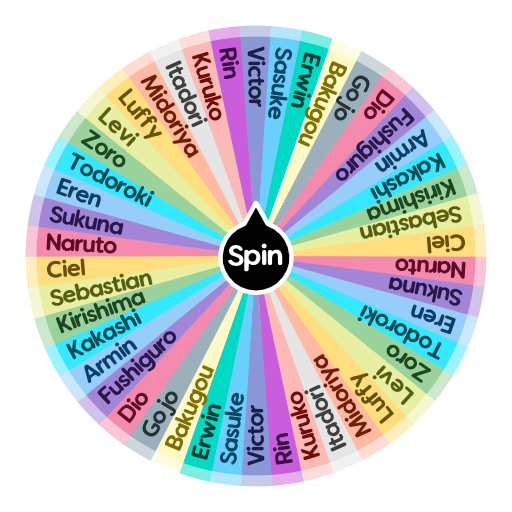 Spin The Wheel Anime  Manga Quizzes  Quotev