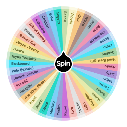 Anime Husbando  Spin the Wheel  Random Picker