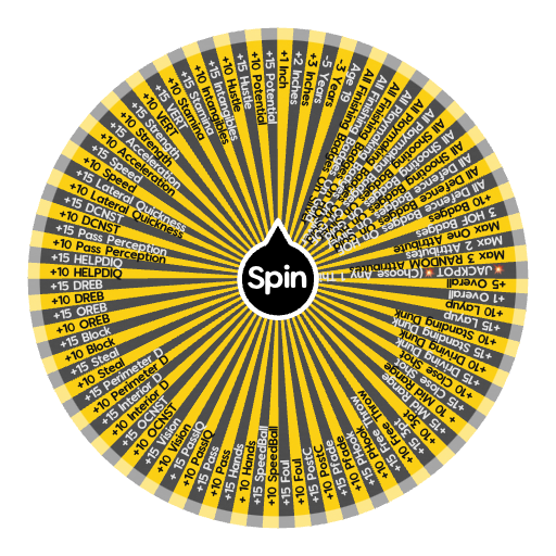 Attribute Wheel 2k23 Spin the Wheel Random Picker