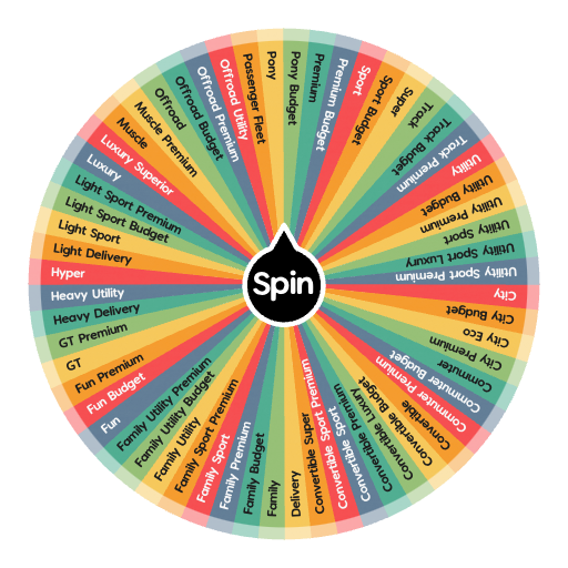 Automation Car Demographics Spin the Wheel Random Picker