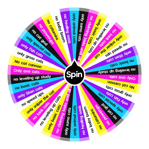 Battle Cats Challenges! Spin the Wheel Random Picker