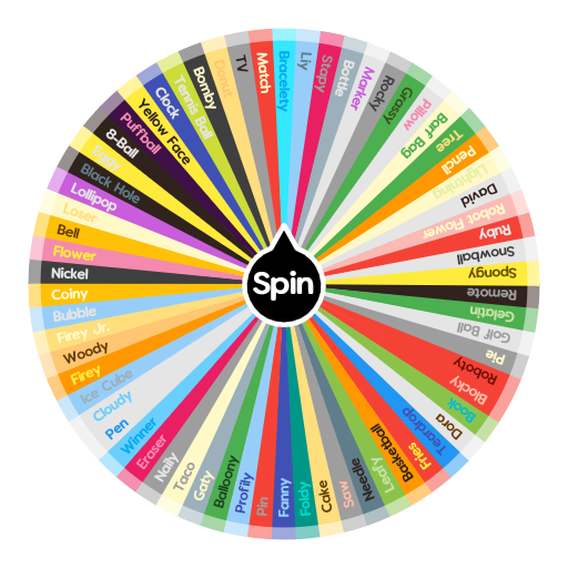 BFB And TPOT Contestants With Profily | Spin The Wheel - Random Picker