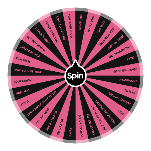BLACKPINK SONGS Spin The Wheel App