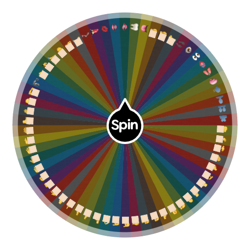 Body parts and stuff landing! | Spin The Wheel App