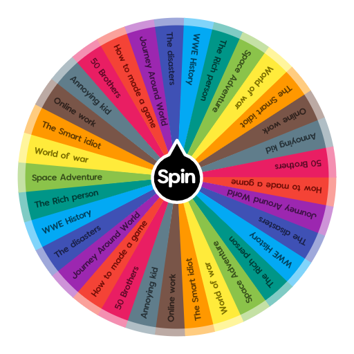 Books I Will write | Spin The Wheel App