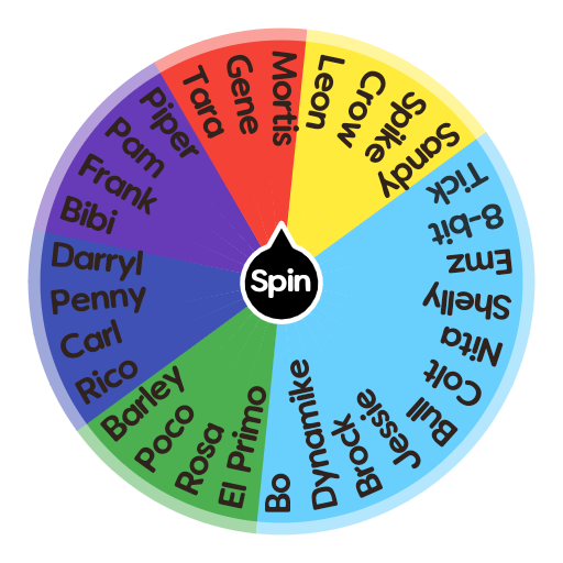 Brawl Stars All 30 Brawlers Spin The Wheel App