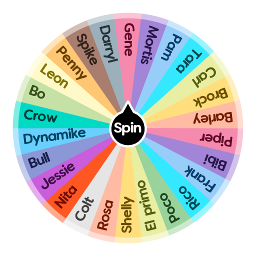 Brawl stars Character wheel | Spin The Wheel App
