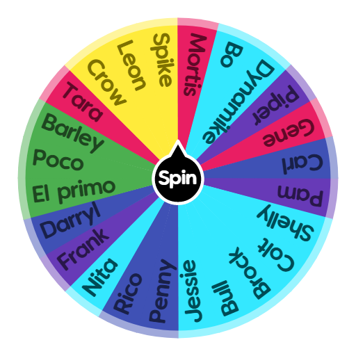 Brawl Stars Solo Showdown Random Brawler Updated Spin The Wheel App - brawl stars colored name numbers
