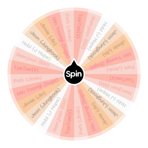 BTS 🥴 Spin the Wheel Random Picker