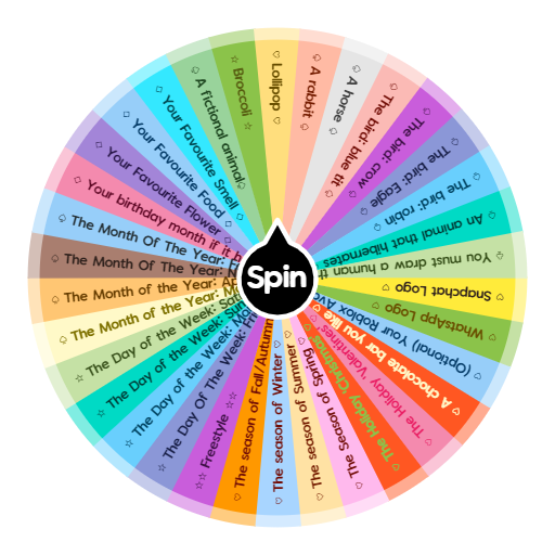 Can You Draw These As People? ☆ | Spin the Wheel - Random Picker