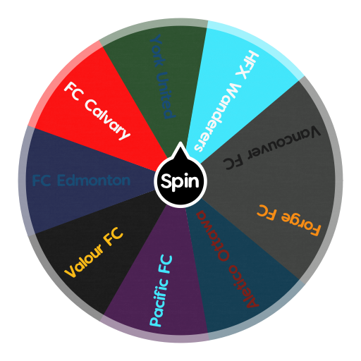 Canadian primier league🇨🇦 Spin the Wheel Random Picker
