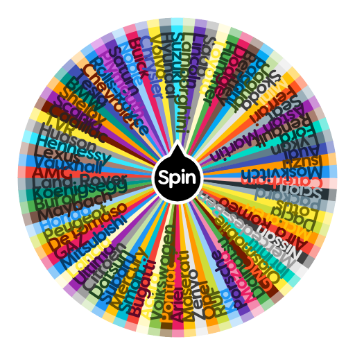 Car Brands (Version 2.0) Spin The Wheel App