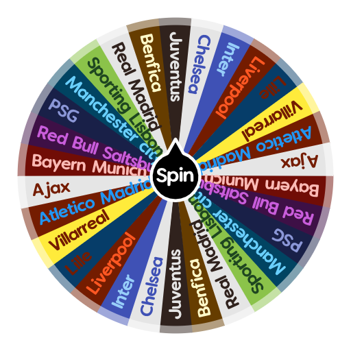 Champions League Team 2022  Spin the Wheel - Random Picker