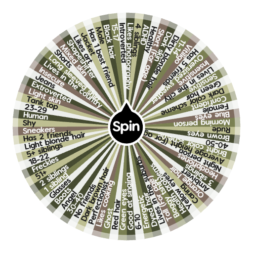 Character creator💫  Spin the Wheel  Random Picker