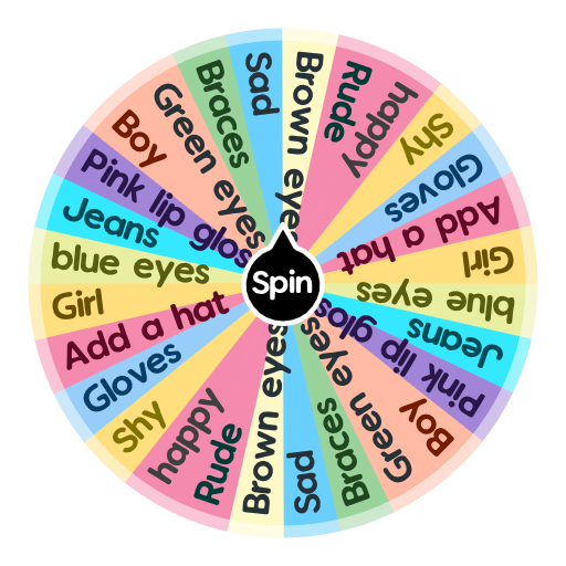 Character Creator Drawing Spin The Wheel App