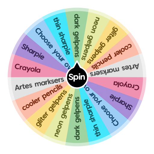 Choose a Art Tool to Use :)  Spin the Wheel - Random Picker