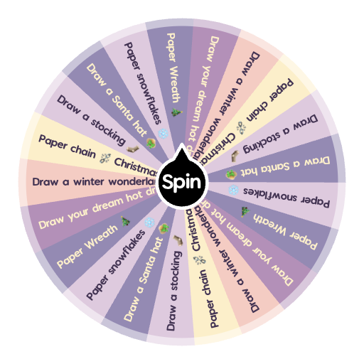 Christmas crafts | Spin The Wheel - Random Picker