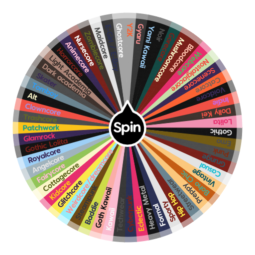 Clothing Aesthetics Spin The Wheel App