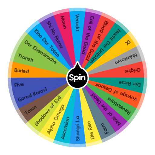 Cod Zombies Maps (Treyarch Only) | Spin the Wheel - Random Picker