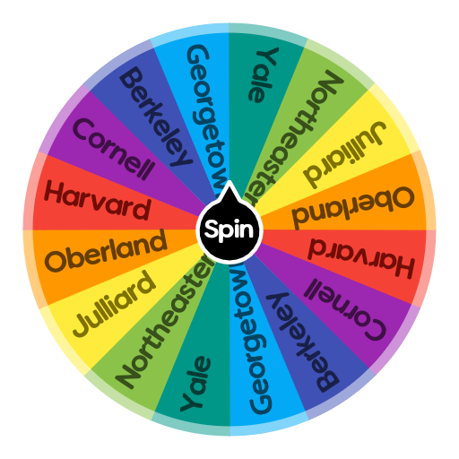 Colleges | Spin the Wheel - Random Picker