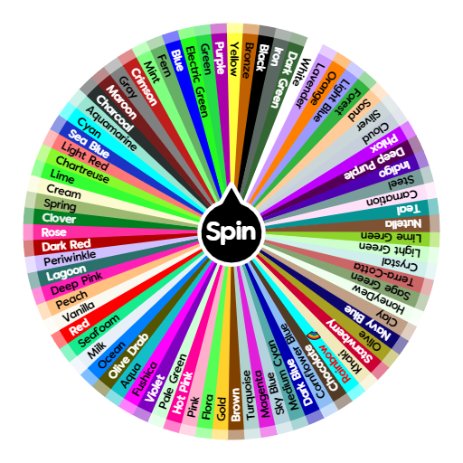 Color Wheel Spin The Wheel Random Picker