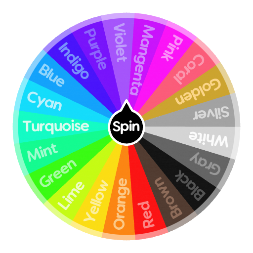 Color Wheel Spin The Wheel Random Picker