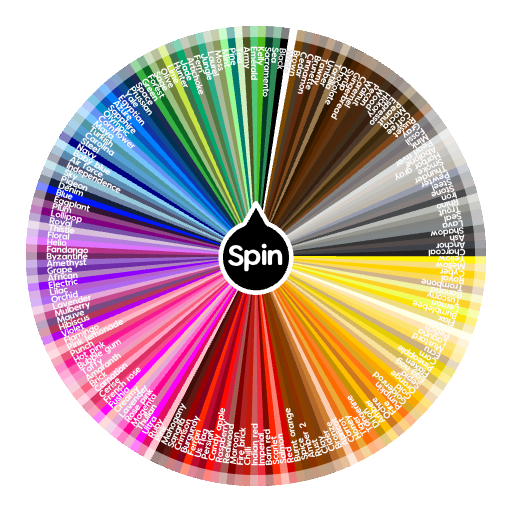 Color Spin Sample Colors | Spin The Wheel - Random Picker