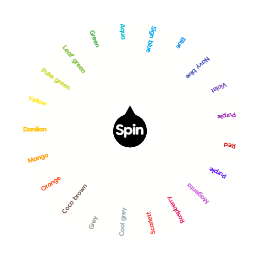 Colors | Spin the Wheel - Random Picker